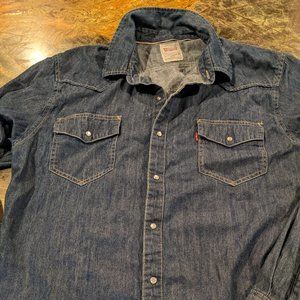 LEVIS Denim Shirt, XXL Modern (Slim) Fit